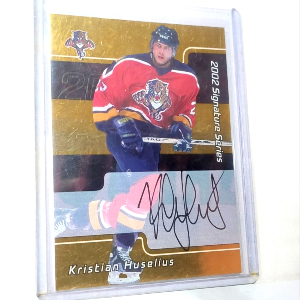 Kristian Huselius Autograph In The Game Signature Series: Florida Panthers